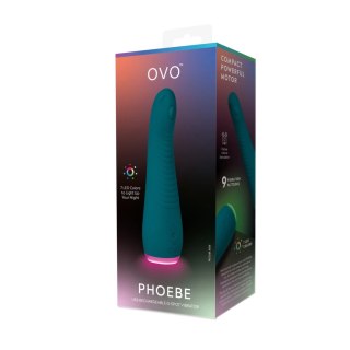 Ovo Kiran Model Intymny do Masażu, Ciemny Niebieski, LED, Podgrzewany