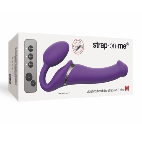 Strap-On-Me Model M Violet - Bezpaskowa maszyna intymna, 3 silniki, pilot