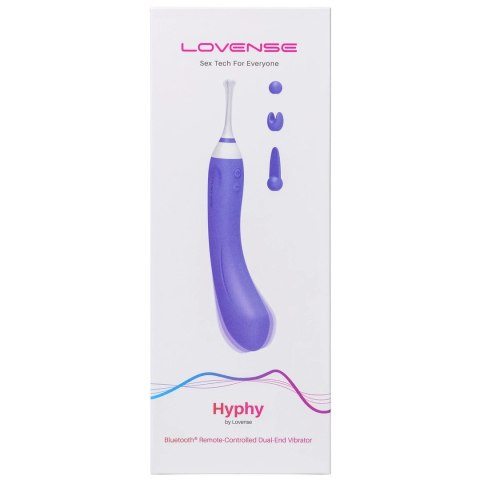 Lovense Hyphy Fioletowy - Dwustronne Urządzenie Intymne Bluetooth