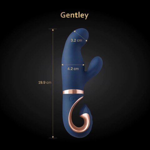 Gvibe Gentley Wibrator Punktu-G i Łechtaczki Karaibski Błękit