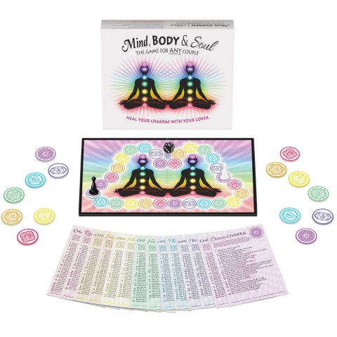 Kheper Games Mind Body & Soul gra planszowa dla par, 240 pytań czakr