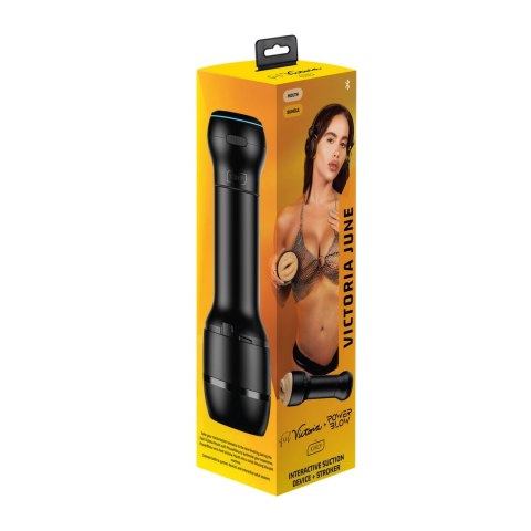 Kiiroo FeelVictoria June Zestaw Usta + System PowerBlow Interaktywny