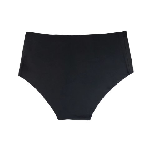 Bye Bra Invisible High Brief Nude + Black XXL - Bezszwowe majtki 2-pak