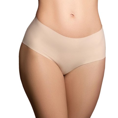 Bye Bra Invisible High Brief Nude + Black XXL - Bezszwowe majtki 2-pak