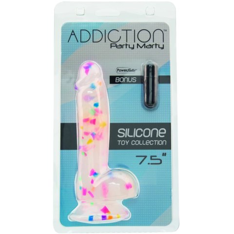 Addiction Party Marty silikonowy model konfetti 19 cm z przyssawką