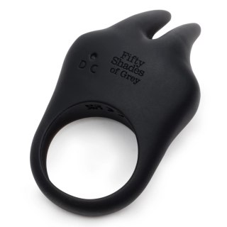 Fifty Shades of Grey Sensation Rabbit Ring silikonowy, ładowany USB