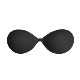 Bye Bra Invisible Bra C Czarny - samonośny biustonosz bez ramiączek