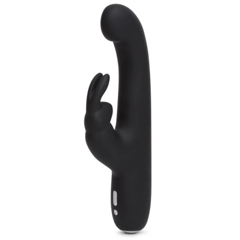 Happy Rabbit G-Spot Slim Black - Smukły masażer punktu G, silikonowy, czarny