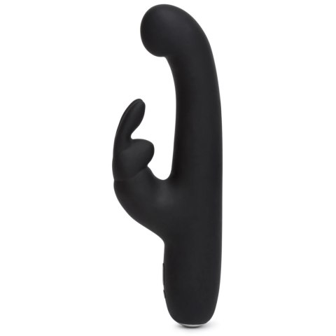 Happy Rabbit G-Spot Slim Black - Smukły masażer punktu G, silikonowy, czarny