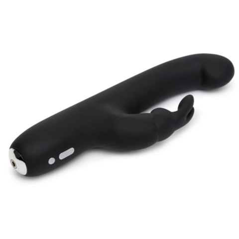 Happy Rabbit G-Spot Slim Black - Smukły masażer punktu G, silikonowy, czarny