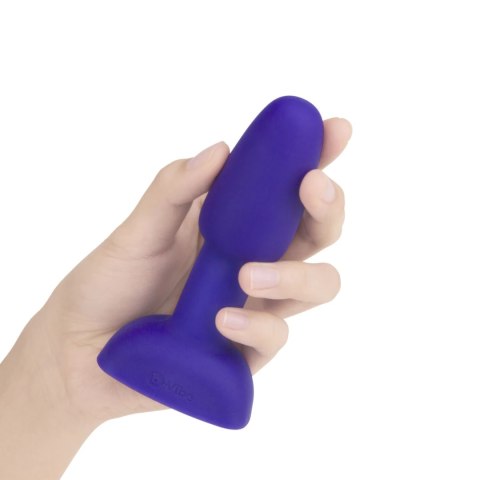 B-Vibe Rimming Petite Purple - kompaktowa maszyna intymna z pilotem