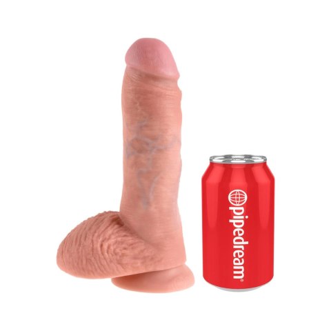 King Cock Model 8 Inch Flesh - anatomiczny model z przyssawką 20,3 cm