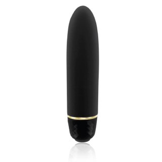 Rocks-Off Classique Vibe Stud Black 7 trybow silikonowy czarny 12cm