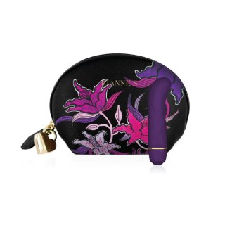 Rocks-Off Essentials Mini G Floral Deep Purple - wodoodporny model silikonowy 10 cm