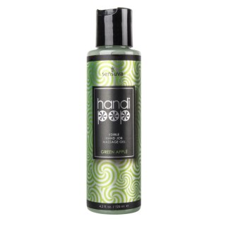 Sensuva Handipop Green Apple żel do masażu 125 ml, owocowy aromat