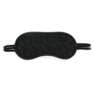 Sportsheets Sincerely Lace Blindfold delikatna maska na oczy czarna
