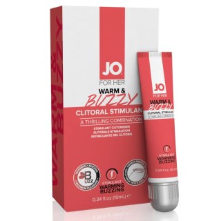 System JO Clitoral Stimulant Warm & Buzzy żel rozgrzewający 10 ml