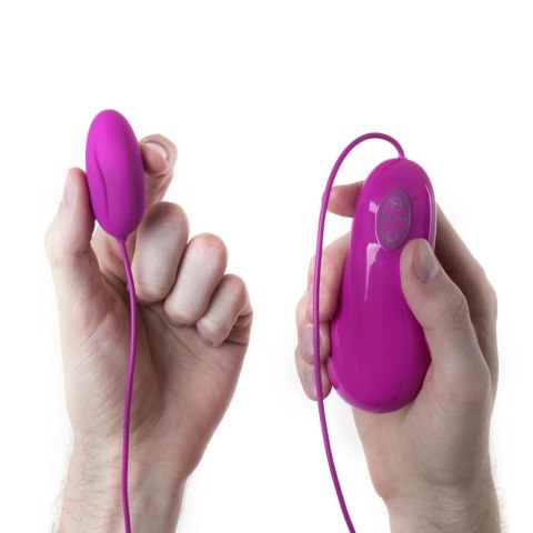 B Swish bnaughty Deluxe Raspberry - bezprzewodowe jajko wibrujące, 6 trybow