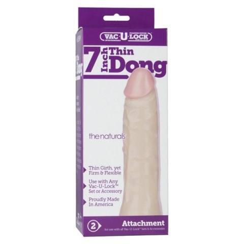 Doc Johnson Model Vac-U-Lock Natural 18cm - Element do systemu uprzęży