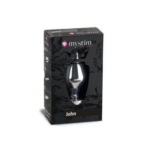 Mystim John Plug L metalowy do elektrostymulacji 10,5 cm