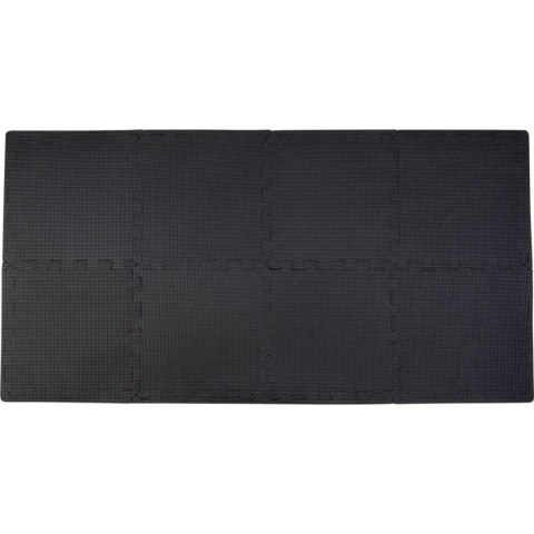 MATA PUZZLE POD SPRZĘT FITNESS 8SZT 30x30x0,9CM CZARNA PURE 2 IMPROVE