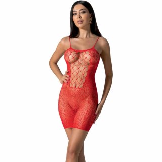 PASSION BS096 Bodystocking Czerwony, elastyczny, jeden rozmiar