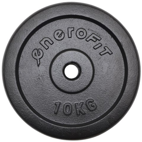 OBCIĄŻENIE ŻELIWNE CZARNE 10KG ENERO FIT fi26,5 1 szt.
