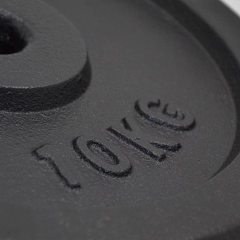 OBCIĄŻENIE ŻELIWNE CZARNE 10KG ENERO FIT fi26,5 1 szt.