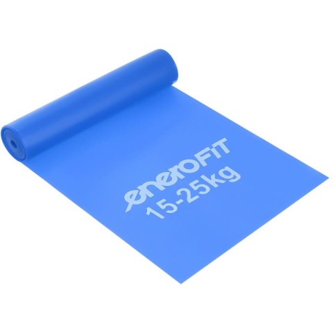 TAŚMA TRENINGOWA DO ĆWICZEŃ PILATES 2000x150x0,550MM 15-25KG NIEBIESKA