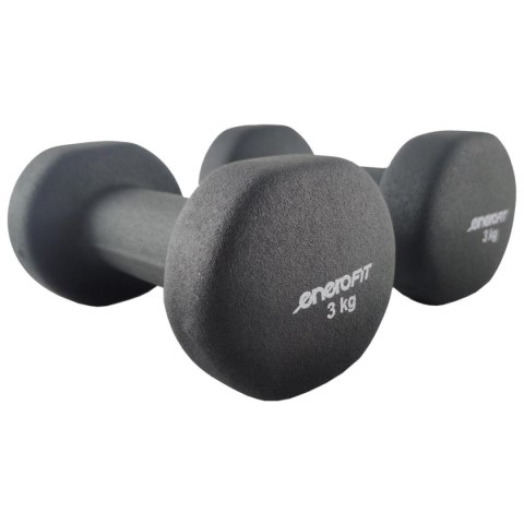 ZESTAW HANTLI NEOPRENOWYCH 2x3KG ENERO FIT