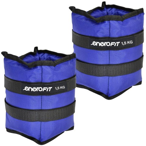 OBCIĄŻENIE NA PRZEGUBY NIEBIESKIE 3KG (2x1,5KG) ENERO FIT