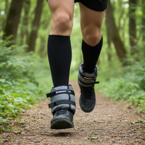 OBCIĄŻENIE NA PRZEGUBY SZARE 8KG (2x4KG) ENERO FIT