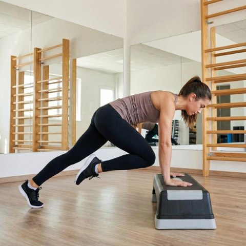 STEP DO AEROBICU 70X28CM 3 STOPNIOWA REGULACJA ENERO FIT