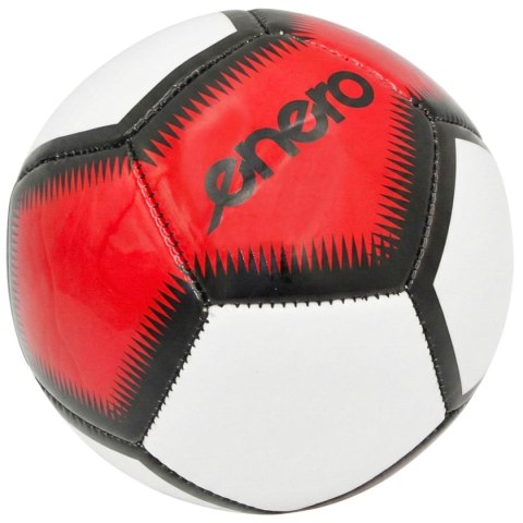 PIŁKA NOŻNA ENERO MINI 12 PANELI R.1 BIAŁO CZERWONA