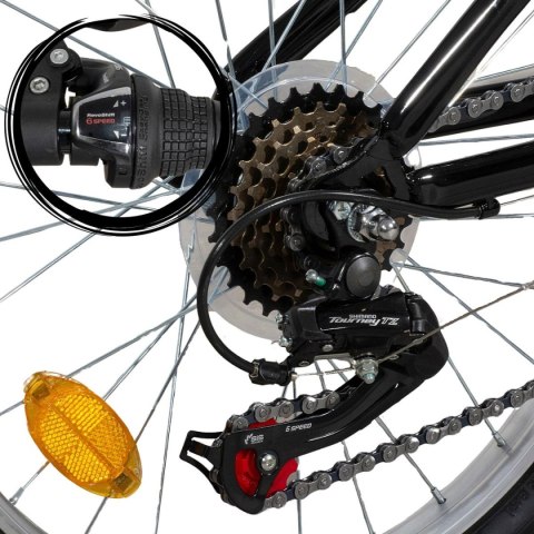 ROWER DZIECIĘCY 20 ENERO SPEED UP 6-BIEGOWY