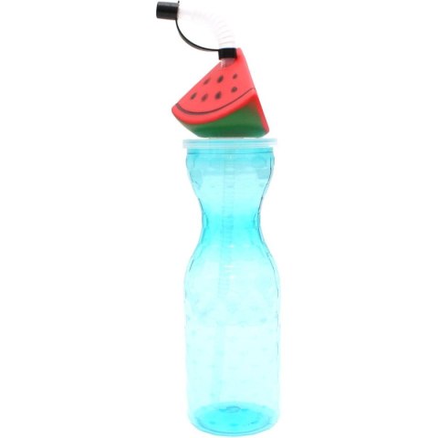 BIDON BUTELKA SPORTOWA ZE SŁOMKĄ 500ML NIEBIESKI EXCELLENT HOUSEWARE