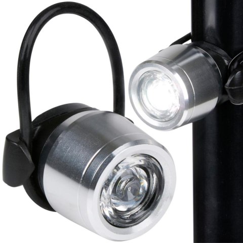 LAMPKA ROWEROWA PRZEDNIA ALUMINIOWA DUNLOP