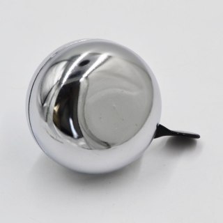 DZWONEK ROWEROWY RETRO 80x50MM SILVER XQMAX