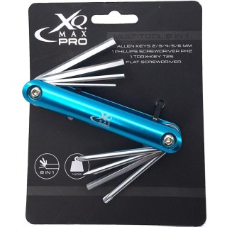 ZESTAW NARZĘDZI DO NAPRAWY ROWERU 8W1 XQMAX PRO NIEBIESKI