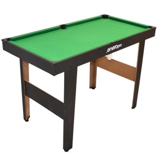 STÓŁ DO W GRY W BILARDA CZARNY 121x61x79CM ENERO PRO