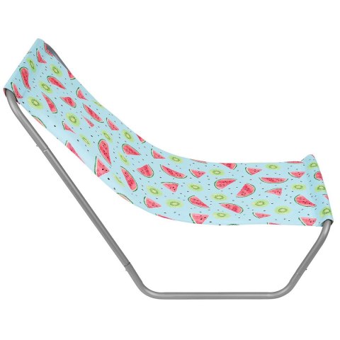 LEŻAK OGRODOWO - PLAŻOWY SKŁADANY I TORBA FRUIT MELON