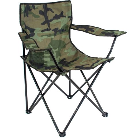 KRZESŁO TURYSTYCZNE SKŁADANE 50X50X80CM CAMUFLAGE ENERO CAMP
