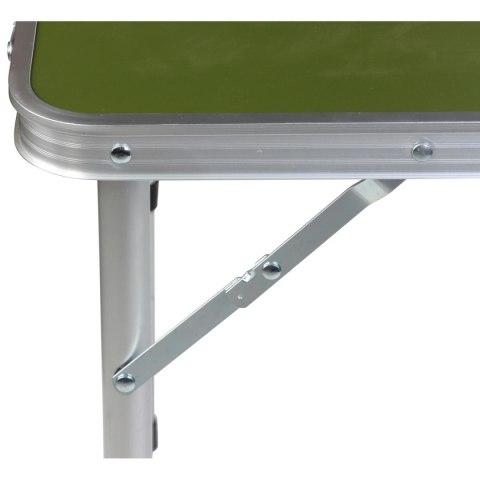 STOLIK TURYSTYCZNY SKŁADANY KEMPINGOWY 120X60X70/62/55CM ZIELONY