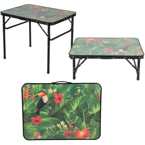 STOLIK TURYSTYCZNY SKŁADANY KEMPINGOWY 75x55x25-59CM FLOWER ENERO CAMP