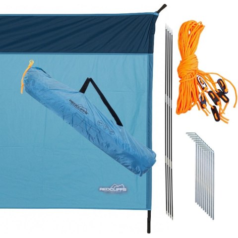 PARAWAN PLAŻOWY 5x1,4M W POKROWCU REDCLIFFS