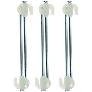 ŚLEDZIE DO NAMIOTU 20,5CM KPL. 6SZT METAL PLASTIK ŚWIECĄCE W NOCY CAMP ACTIVE