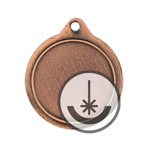 Medal grawerowany laserem- RMI