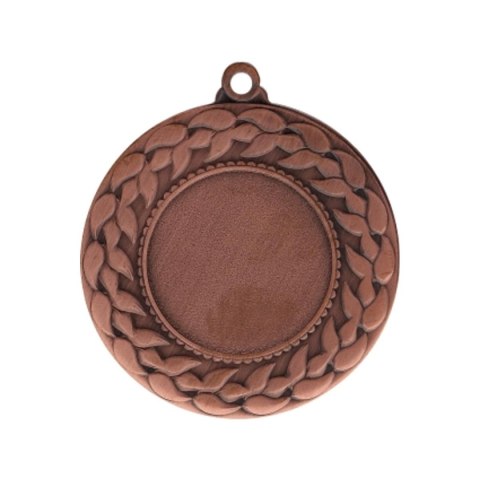 Medal brązowy z miejscem na emblemat 25 mm - medal stalowy