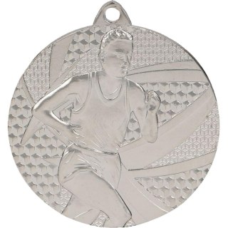 Medal srebrny- biegi - medal stalowy