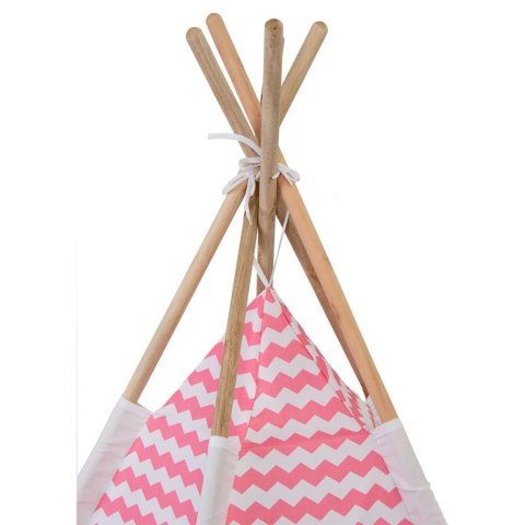 NAMIOT WIGWAM ENERO TOYS CLASSIC RÓŻOWO-BIAŁY
